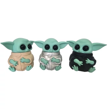 Dohányőrlő -3 részes- 15cm (Yoda)