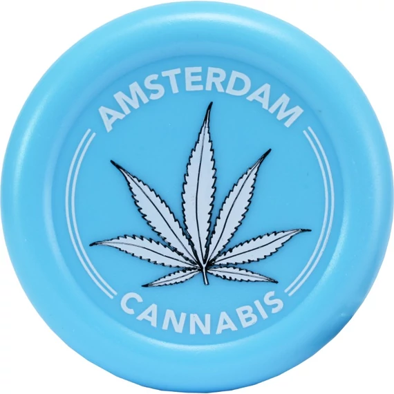 Műanyag dohányőrlő (Amsterdam Collection) Kék levél
