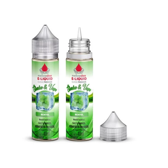  40 ml Premium e-liquid 00mg - MENTOL 